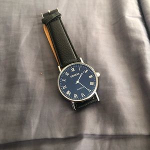 Geneva leather watch